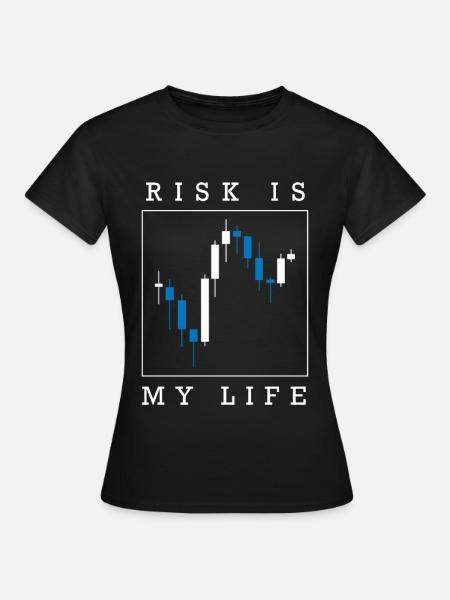 Trading Forex d’actions day trader - T-shirt Femme - noir