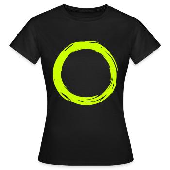 Cercle - T-shirt Femme - noir - Devant - AI Model Female 172 dark (172cm)