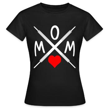 Maman - Maman - Maman - T-shirt Femme - noir - Devant - AI Model Female 172 dark (172cm)