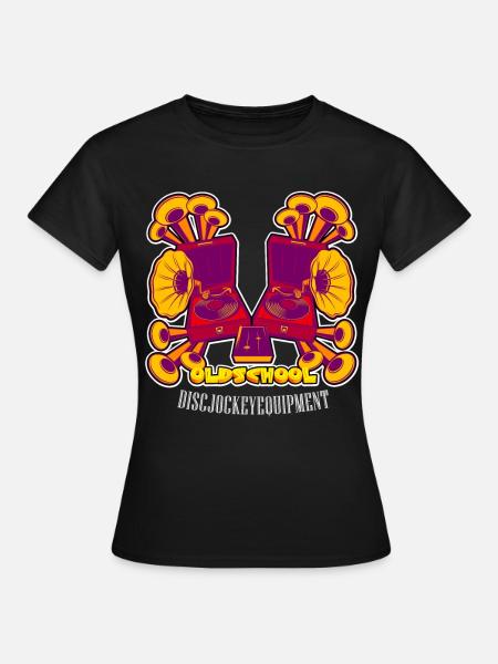 DJ - Frauen T-Shirt - Schwarz