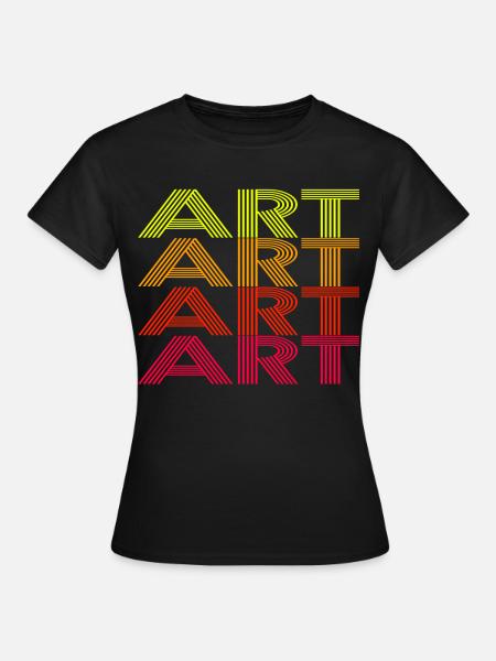 Art - Frauen T-Shirt - Schwarz