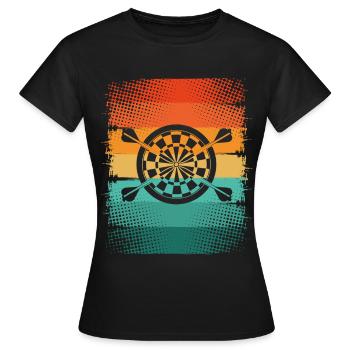 Dart - Frauen T-Shirt - Schwarz - Vorne - AI Model Female 172 dark (172cm)