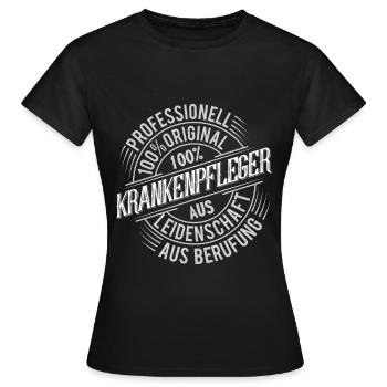 Krankenpfleger - Frauen T-Shirt - Schwarz - Vorne - AI Model Female 172 dark (172cm)