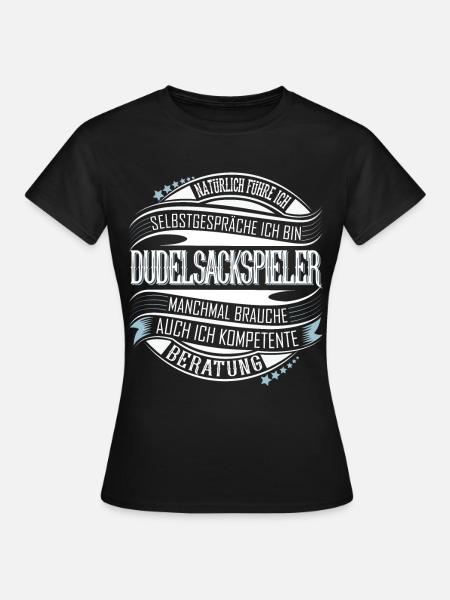 Dudelsack - Frauen T-Shirt - Schwarz