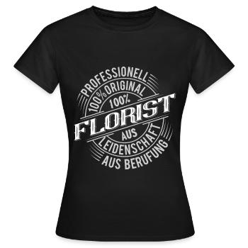 Florist - Frauen T-Shirt - Schwarz - Vorne - AI Model Female 172 dark (172cm)