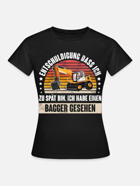 Bagger - Frauen T-Shirt - Schwarz