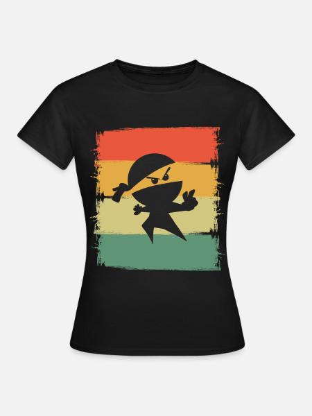 Ninja - Frauen T-Shirt - Schwarz