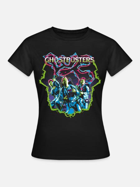 Ghostbusters Hunting Ghosts - Women's T-Shirt - black