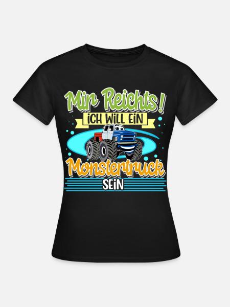 Monstertruck - Frauen T-Shirt - Schwarz
