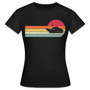 Ship - Women's T-Shirt - black - Front - AI Model Female 172 dark (172cm)