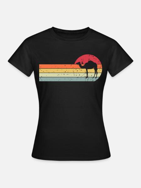 Kamel - Frauen T-Shirt - Schwarz