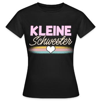 Kleine Schwester - Frauen T-Shirt - Schwarz - Vorne - AI Model Female 172 dark (172cm)