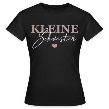 Kleine Schwester - Frauen T-Shirt - Schwarz - Vorne - AI Model Female 172 dark (172cm)