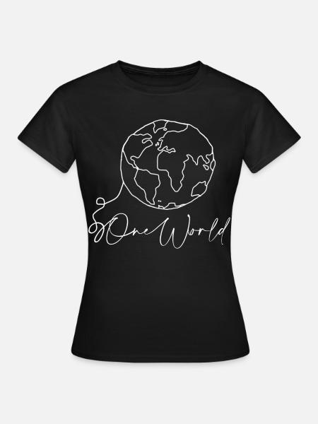 World - Frauen T-Shirt - Schwarz