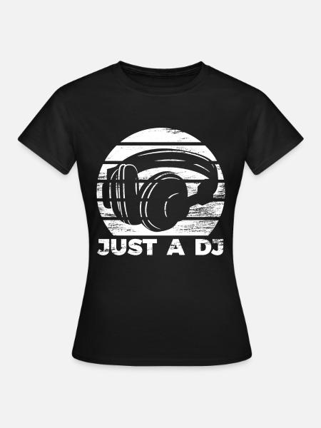 DJ - Frauen T-Shirt - Schwarz
