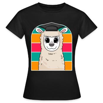 Thèse de doctorat Doctorat Doctorat - T-shirt Femme - noir - Devant - AI Model Female 172 dark (172cm)
