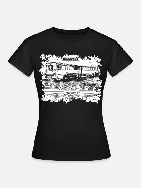 Ikarus Bus articulated bus - Women's T-Shirt - black