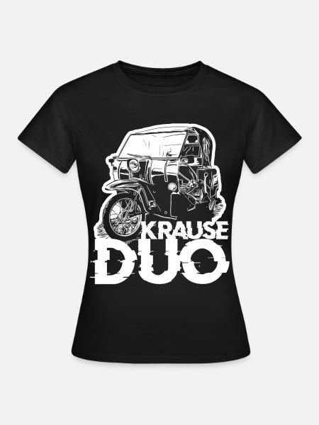 Krause Duo - Frauen T-Shirt - Schwarz