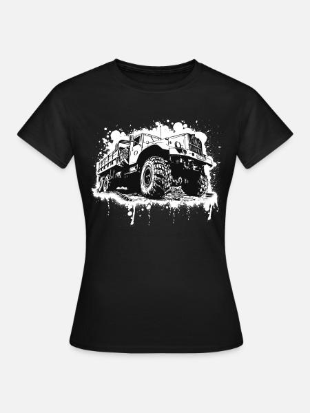 KRAZ LKW - Frauen T-Shirt - Schwarz