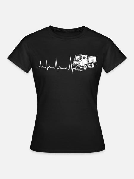 Heartbeat Multicar M25 DDR Camion ciclomotore w - Maglietta da donna - nero