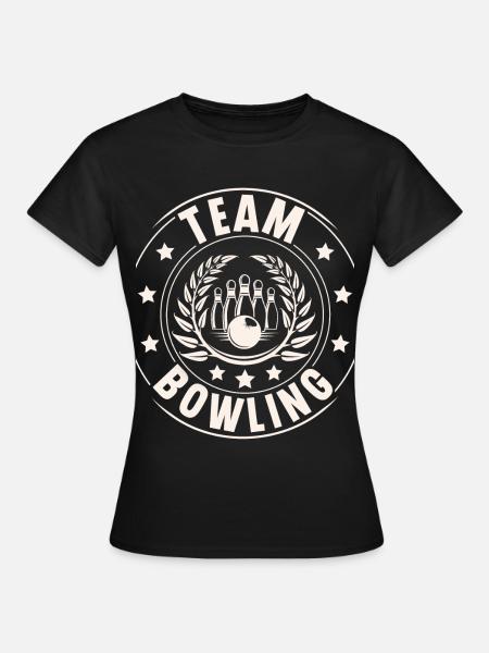Bowling Team - Frauen T-Shirt - Schwarz