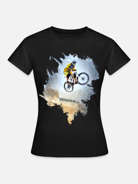 Mountainbike | Mountainbiker | Downhill - Frauen T-Shirt - Schwarz