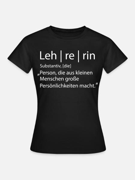 Lehrerin - Frauen T-Shirt - Schwarz
