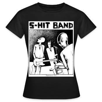 GROUPE S-HIT - T-shirt Femme - noir - Devant - AI Model Female 172 dark (172cm)