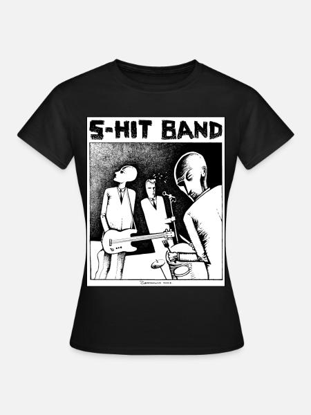 S-HIT BAND - Frauen T-Shirt - Schwarz
