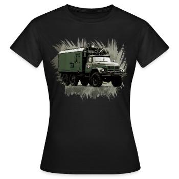 ZIL 131 KO - T-shirt Femme - noir - Devant - AI Model Female 172 dark (172cm)