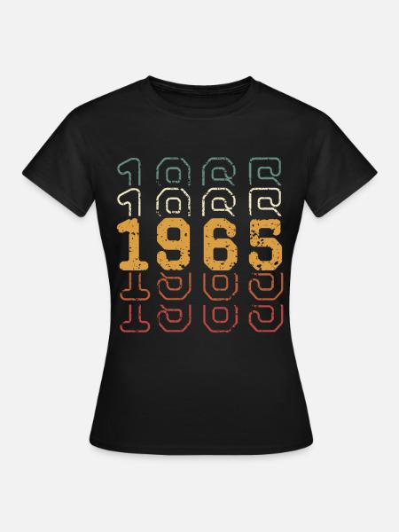 1965 - Frauen T-Shirt - Schwarz