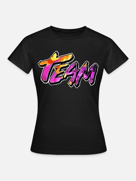 Team - Frauen T-Shirt - Schwarz