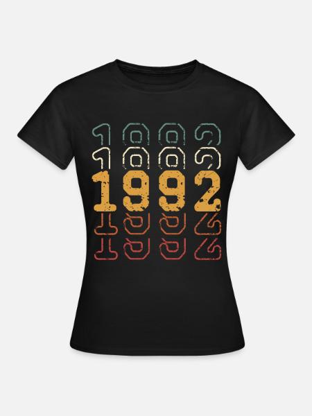 1992 - Frauen T-Shirt - Schwarz