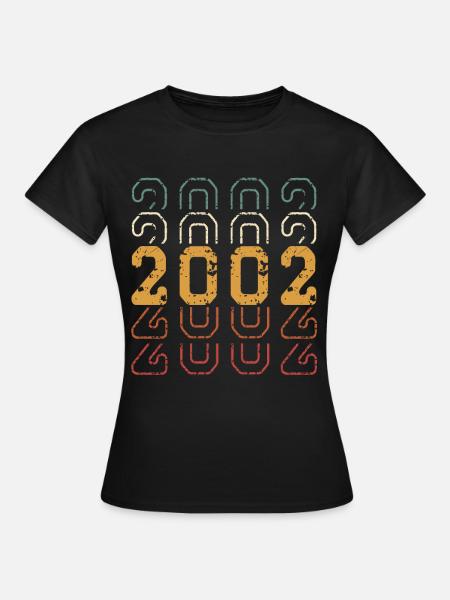 2002 - Frauen T-Shirt - Schwarz