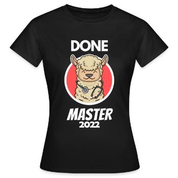 Fait Cadeau de maîtrise - T-shirt Femme - noir - Devant - AI Model Female 172 dark (172cm)