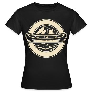 Canoë Canoë Canoë - T-shirt Femme - noir - Devant - AI Model Female 172 dark (172cm)