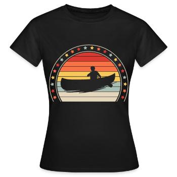 Canoë Canoë Canoë - T-shirt Femme - noir - Devant - AI Model Female 172 dark (172cm)
