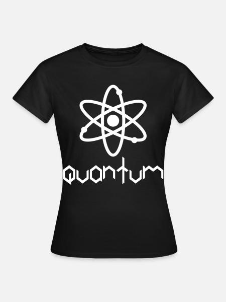 Quantum - Frauen T-Shirt - Schwarz