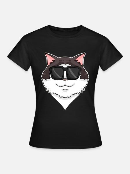 Ragdoll Katze - Frauen T-Shirt - Schwarz