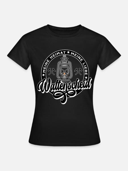 Wattenscheid Ruhrpott Ruhrgebiet 4640 - Frauen T-Shirt - Schwarz