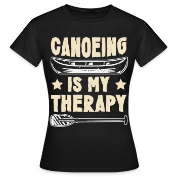 Canoë Canoë Canoë - T-shirt Femme - noir - Devant - AI Model Female 172 dark (172cm)