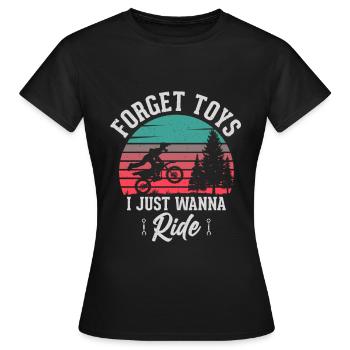 Dirt Bike - T-shirt Femme - noir - Devant - AI Model Female 172 dark (172cm)