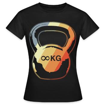 Kugelhantel - Frauen T-Shirt - Schwarz - Vorne - AI Model Female 172 dark (172cm)