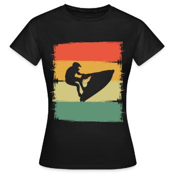 Jet ski - T-shirt Femme - noir - Devant - AI Model Female 172 dark (172cm)