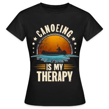 Canoë Canoë Canoë - T-shirt Femme - noir - Devant - AI Model Female 172 dark (172cm)