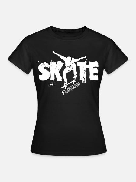 skate Florian Symbol - Frauen T-Shirt - Schwarz
