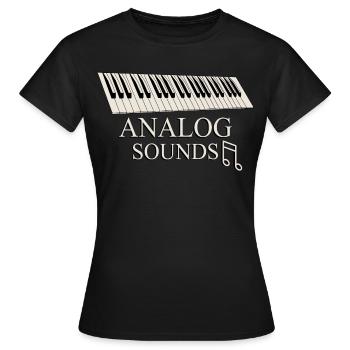 Pianiste - T-shirt Femme - noir - Devant - AI Model Female 172 dark (172cm)