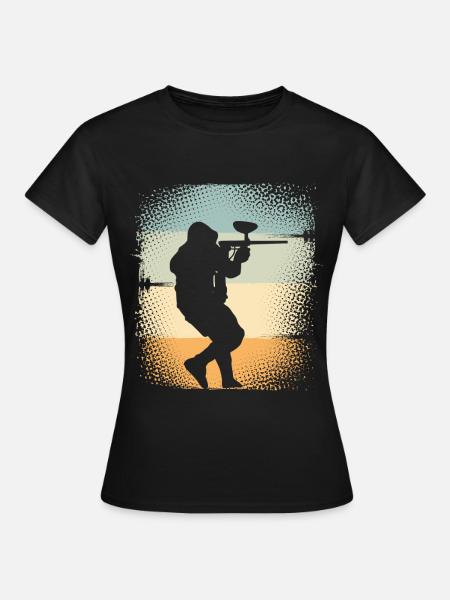 Paintball - Frauen T-Shirt - Schwarz