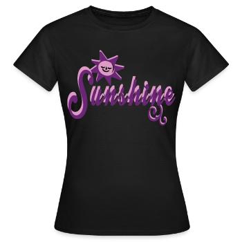 Mein Sonnenschein - Frauen T-Shirt - Schwarz - Vorne - AI Model Female 172 dark (172cm)