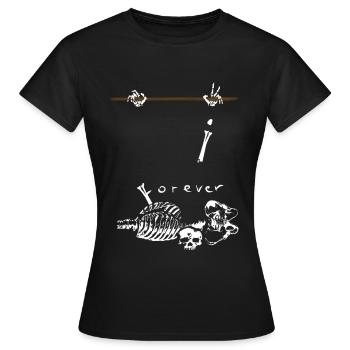 Entraînement de rue - T-shirt Femme - noir - Devant - AI Model Female 172 dark (172cm)